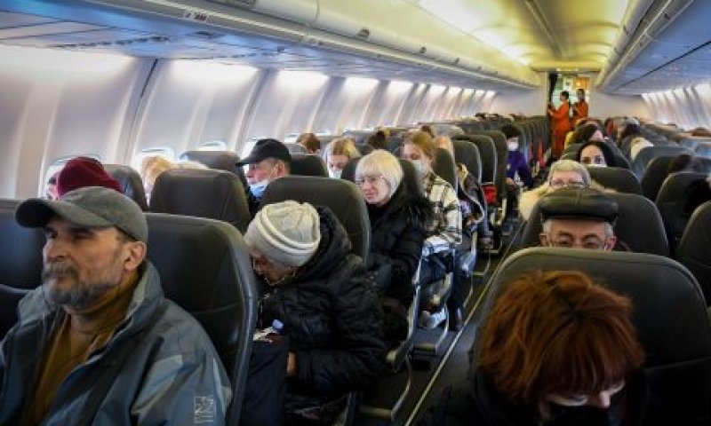 טיסה מאוקראינה בנתב"ג [צילום: יוסי זליגר, פלאש 90]