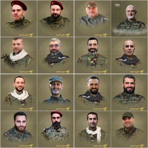 אלה 16 "השהידים" שנהרגו בפעולת החיסול של צה"ל
