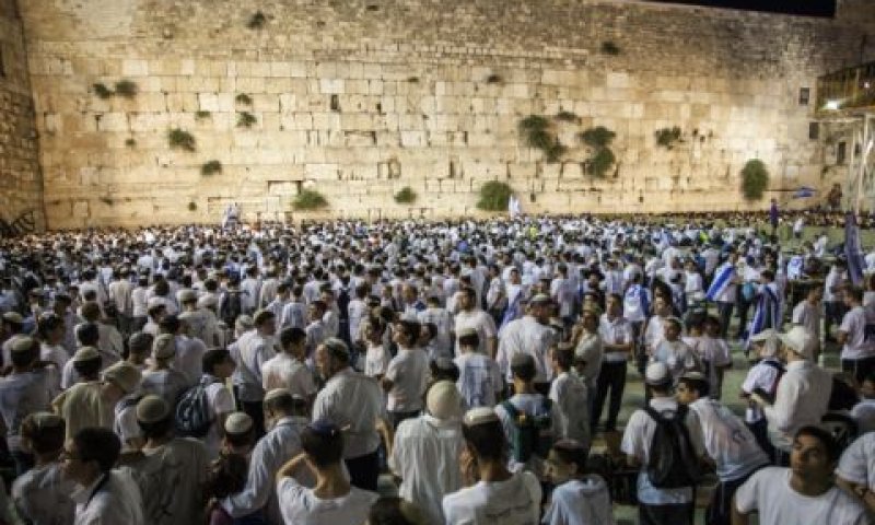 יום ירושלים בכותל המערבי [צילום: זאק ווג'גרס/פלאש 90]