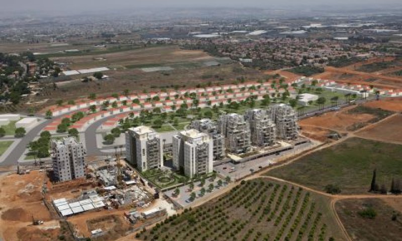 הדמיית פרויקט צמרת של חברת רוטשטיין בקדימה צורן