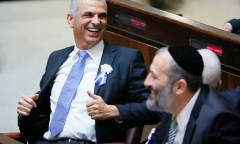 אריה דרעי ומשה כחלון [צילום: מרים אלסטר/פלאש 90]