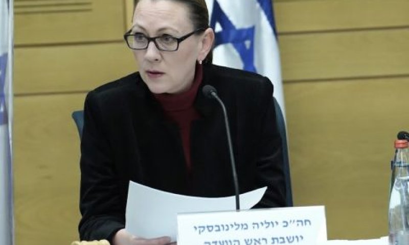 מלינובסקי. מנגנון וולונטרי של ראשי הערים למנות לגוף הבוחר אישה במקומם [צילום: דני שם-טוב/דוברות הכנסת]