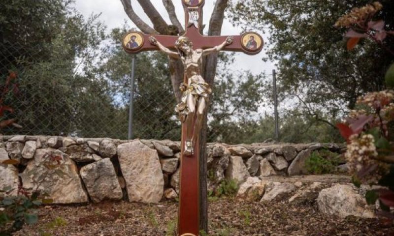 הפסל החלופי שנמסר מצה"ל לכפר דבל [צילום: דובר צה"ל]