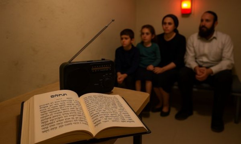 שהייה בממ"ד ללא חשש לקבלת דיווחים חדשותיים [עיבוד AI]