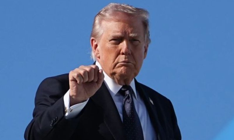 טראמפ. "גם סין שותפה לדינמיקה הזו" [צילום: AP/Matt Rourke)]