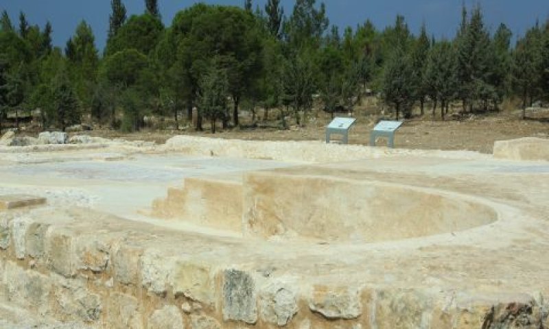 האתר הארכיאולוגי בקחוס ביער קקל [צילום: ששון תירם, באדיבות קק"ל]