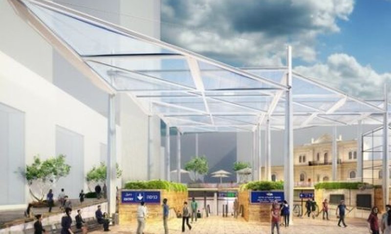 הדמיית תחנת ירושלים מרכז [צילום: רכבת ישראל]