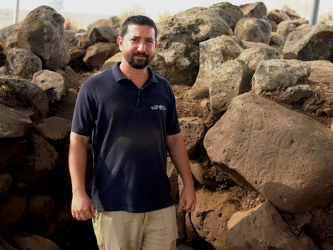 ברק צין, מנהל החפירה מטעם רשות העתיקות [צילום: יניב ברמן, רשות העתיקות]