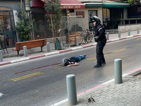 המחבל שנוטרל על-ידי פקח של עיריית תל אביב