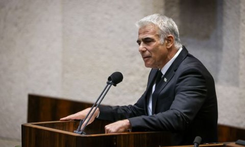 ראש הממשלה החליפי יאיר לפיד [צילום: נועם מושקוביץ/דוברות הכנסת]