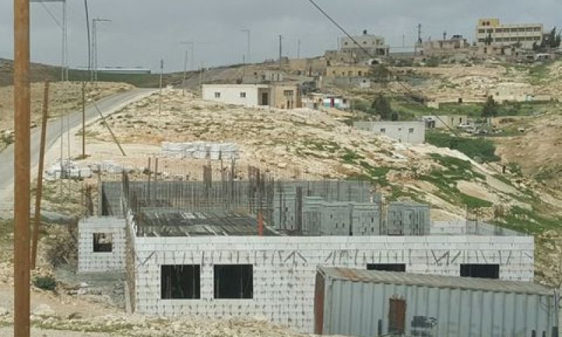 בנייה שלא כחוק. קובעים עובדות בשטח [צילום: תנועת רגבים]