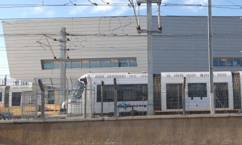 הרכבת הקלה בתחנת קרית אריה בפתח תקוה