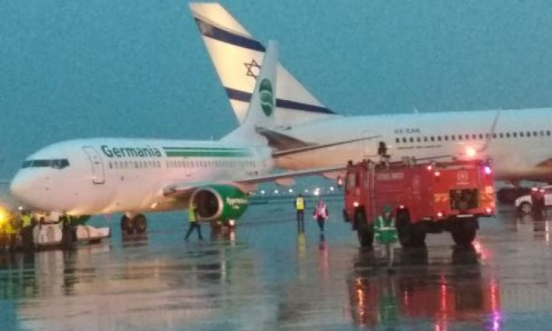 התנגשות על קרקע [צילום: דוברות רשות שדות התעופה]