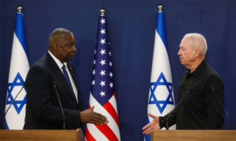 גלנט ואוסטין. ייפגשו בוושינגטון בשבוע הבא [צילום: מרים אלסטר/פלאש 90]