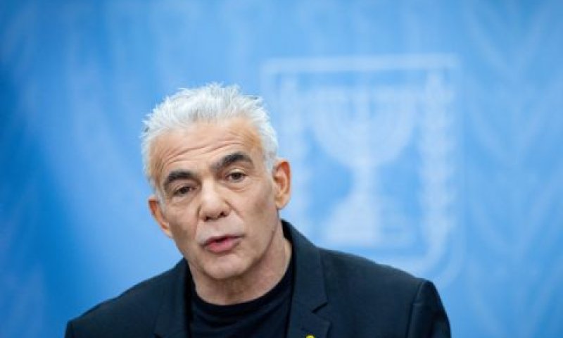 לפיד. ישראל האמיתית הייתה בשבת האחרונה בבגין, בכרכור, בירושלים ובחיפה [צילום: יונתן זינדל/פלאש 90]