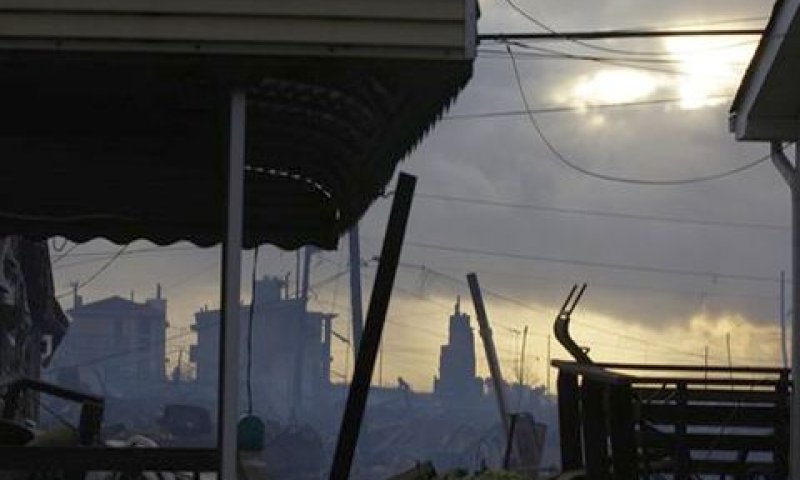 הוריקן סנדי. הרס וחורבן [צילום: AP]