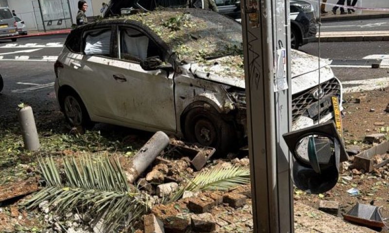 זירת הפגיעה בתל אביב [צילום: שימוש לפי סעיף 27א לחוק זכויות יוצרים]