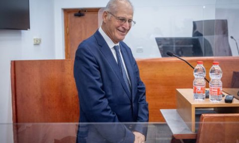 שמרון היום בבית המשפט [צילום: חיים גולדברג, פלאש 90]