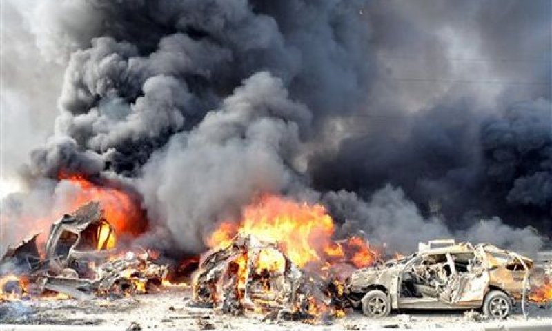 הפיצוץ גרם לנזק ברדיוס גדול [צילום ארכיון: AP]