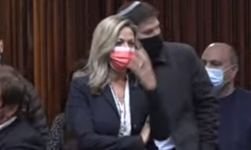 ח"כ חיימוביץ. נגד [צילום: ערוץ הכנסת]