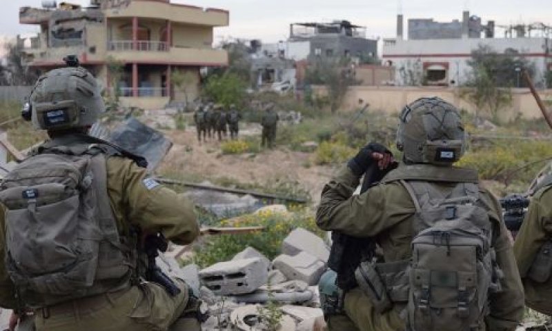 מבצע ממוקד במרכז הרצועה [צילום: דובר צה''ל]