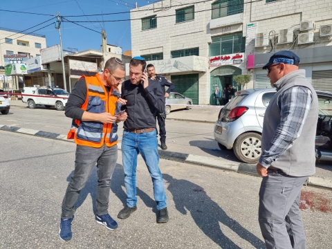 זירת הפיגוע, היום בשומרון [צילום: מועצה אזורית שומרון]
