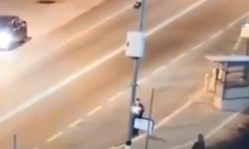צילום התקרית בצומת קדומים. צה"ל יתחקר