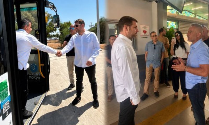 הבקרה עולה לאוטובוס [צילום: משרד התחבורה]