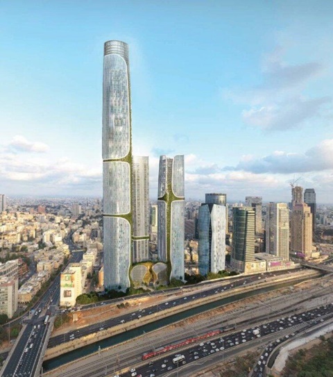 [צילום: הדמיה: משרד dblk ורפאל דה לה פונטיין ועיריית רמת גן]