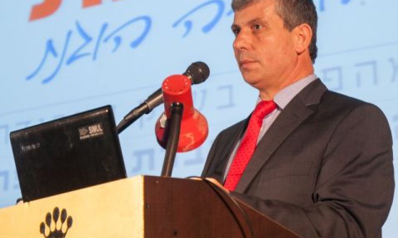 שר התמ"ת שלום שמחון. מודאג [צילום: אסף שילה-ישראל סאן]
