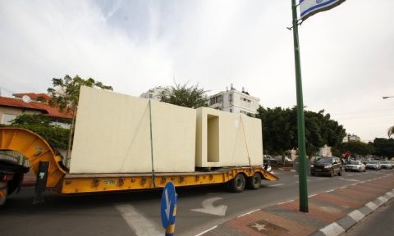 מיגונית חדשה לישובי עוטף עזה [צילום: יח"צ קק"ל]