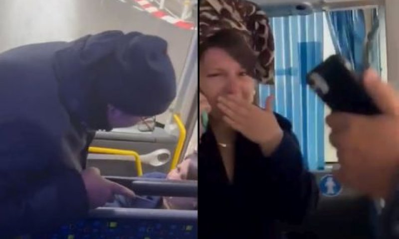 הנהג התוקף והנוסעת [מתוף הסרטונים]