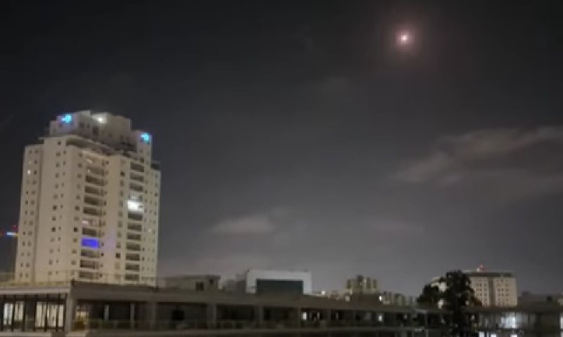 תיעוד היירוט בקריות [צילום: שימוש לפי סעיף 27א]
