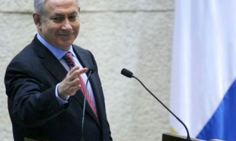 נתניהו אתמול במליאת הכנסת [צילום: פלאש 90]