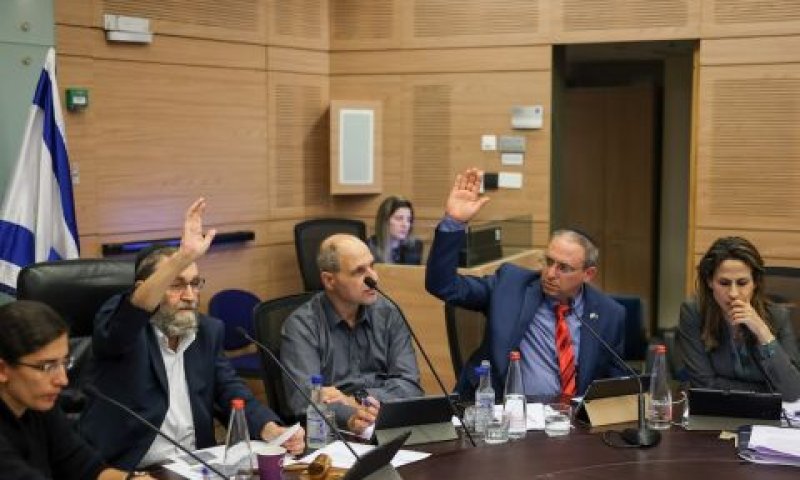 ההצבעה בוועדה [צילום: נועם מושקוביץ/דוברות הכנסת]