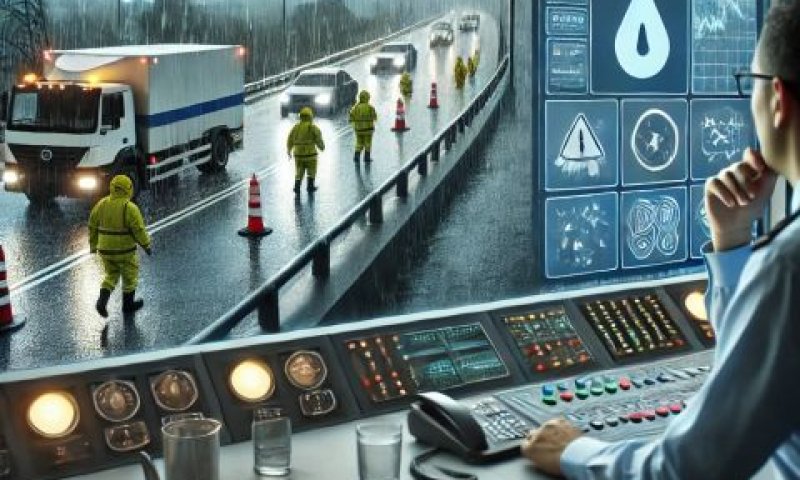 זיהוי מוקדם של עליית מפלס המים בכבישים רגישים