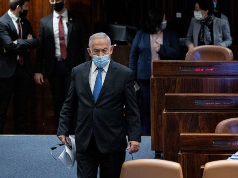 נתניהו במליאה. "לא משתתף" [צילום: יונתן זינדל/פלאש 90]