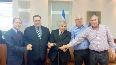 בנצי ליברמן, אורי אריאל, יאיר לפיד, ישראל כ"ץ, ניר ברקת