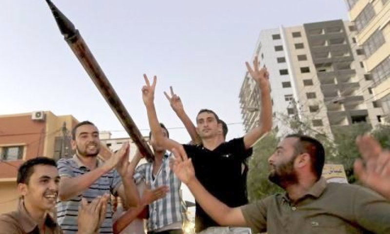 חגיגות בעזה [צילום: AP]
