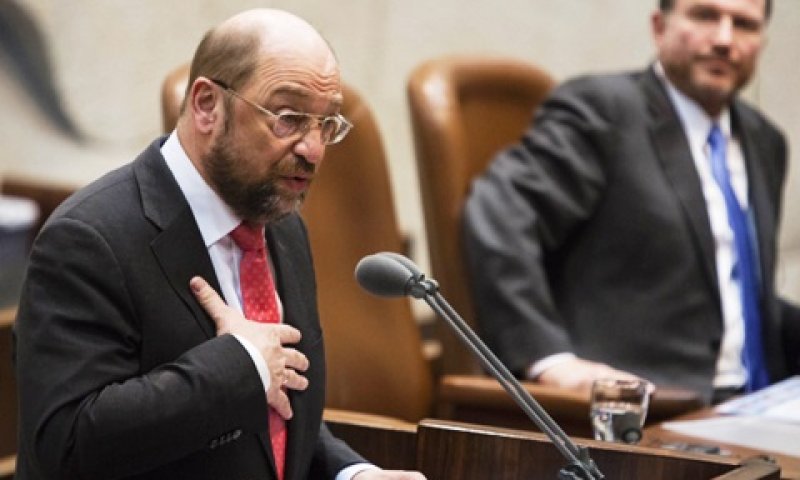 שולץ בכנסת. [צילום: פלאש 90]