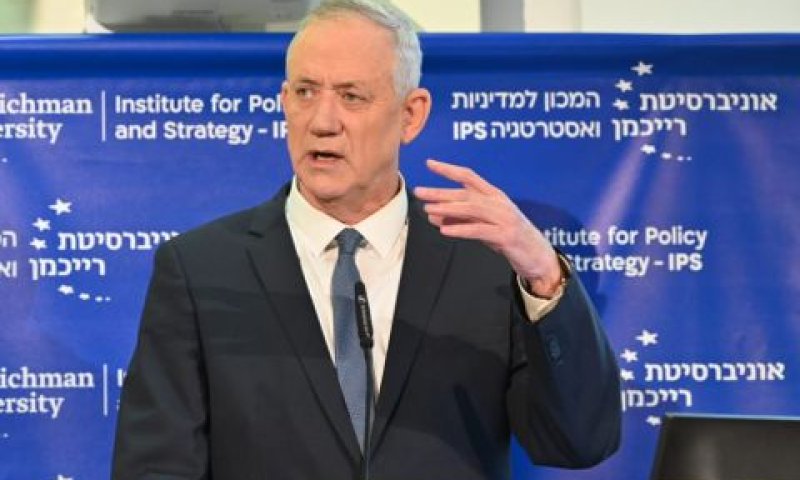גנץ. "מחיר עצירת אירן יהיה נמוך מבעוד שנה" [צילום: אריאל חרמוני, משרד הביטחון]