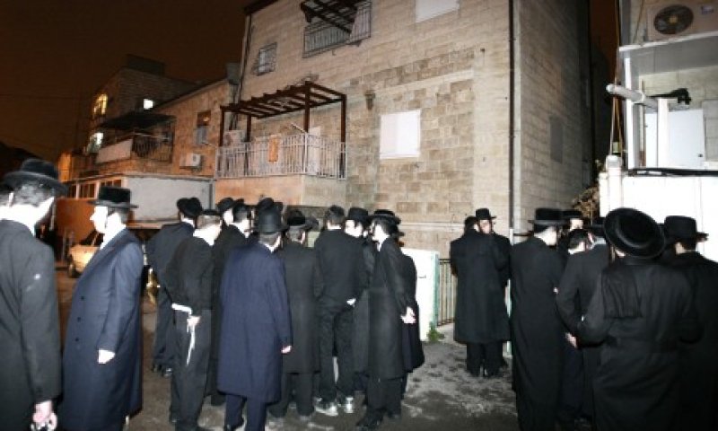 זירת הרצח ברחוב פולנסקי בירושלים [צילום: פלאש 90]