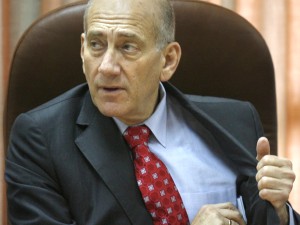 אולמרט. קיבל שוחד [פלאש 90]