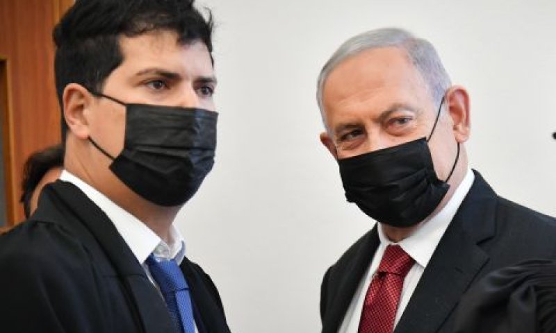 נתניהו וחדד היום בבית המשפט [צילום: ארי דודקביץ, פול]