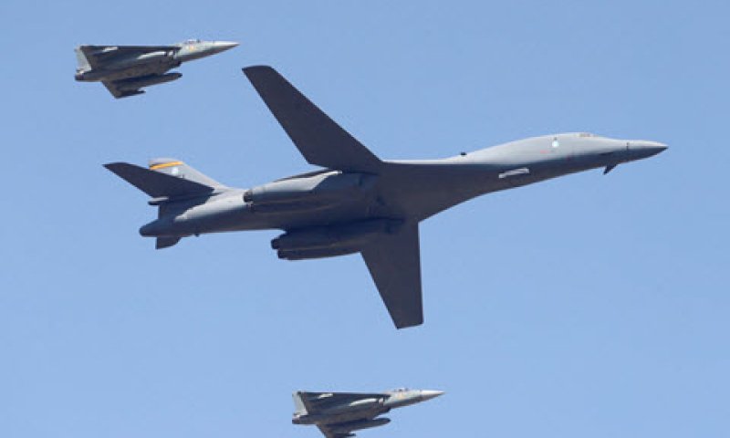 B-1B Lancer [צילום: אייג'ז ראחי/AP]