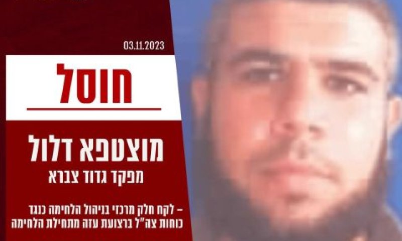 מוצטפא דלול, חוסל [צילום: דובר צה"ל]