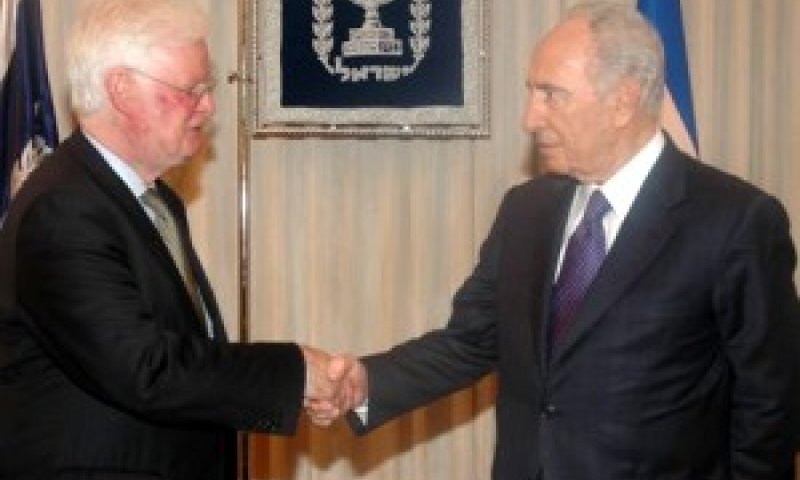 פרס ושליח מזכ"ל האו"ם [צילום: ישראל נוישטיין צילום "נוי"]