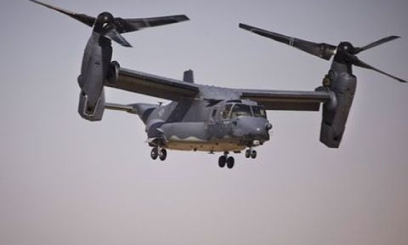 מסוק V-22 בפעולה [צילום: AP]