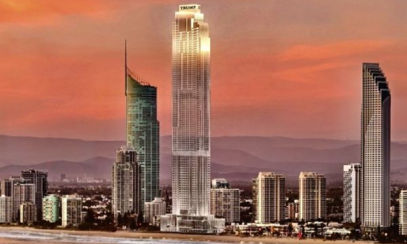 : פרויקט הדגל "Trump International Hotel & Tower Gold Coast" [צילום: הדמייה]