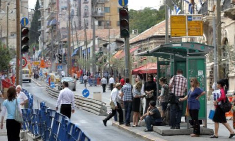 רחוב יפו בירושלים [פלאש 90]